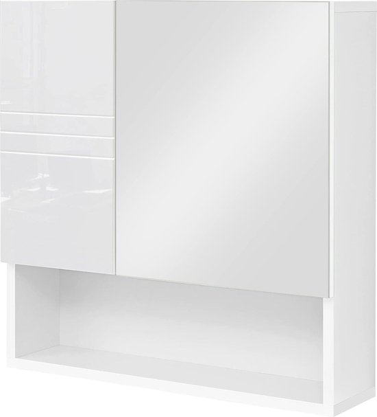 Spiegelkast Met Verlichting en Verwarming Modulo 60x70cm Taupe K95 0600 59000 02