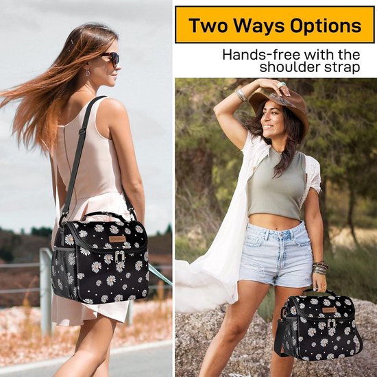 Sac à Lunch Pour Femmes Hommes Grande Capacité En Aluminium Isolé