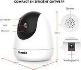 StayPowered Huisdiercamera - Bescherm je Thuis en Houd een Oogje in het Zeil, Altijd en Overal! - 360° Draaibaar - met Nachtzicht - Twee Weg Audio - Geluids en Lichtalarm - 1080p Resolutie - Bewegingsdetectie - Levering Sneller dan Aangegeven!