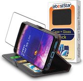 ebestStar - Hoes voor Oppo Find X5 Lite, Wallet Etui, Book case hoesje, Zwart + Gehard Glas