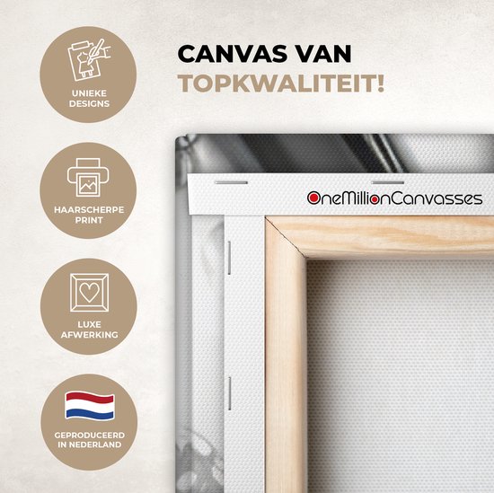 Peinture sur toile 120x180 cm - Décoration murale Abstraite - Diamant - Luxe - Moderne - Argent - Décoration murale salon - Décoration chambre moderne - Tableaux abstraits