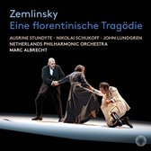 Albumhoes met Zemlinsky's 'Eine Florentinische Tragödie' featuring Ausrine Stundyte, Nikolai Schukoff, John Lundgren en het Netherlands Philharmonic Orchestra o.l.v. Marc Albrecht.