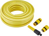 Cross Weave 12.7 mm (1/2 inch) - 20 m Length - Incl. Fixtures - For Watering Small Areas - Stable and Abrasion Resistant - UV-Resistant / Garden Hose / Water Hose / 9926280