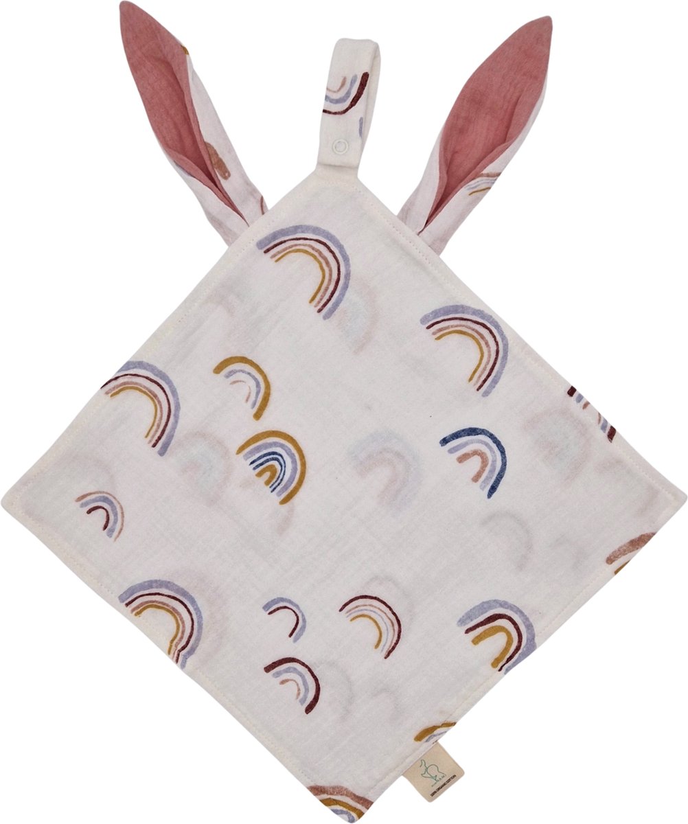Goedkoopste MijnNami Speendoekje Konijntje – Regenboog