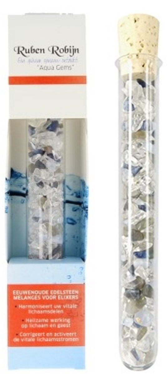 Goedkoopste Ruben Robijn Succes & Verwondering large Aqua Gems edelsteenwand