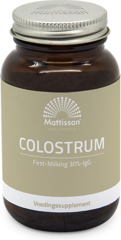 Mattisson - Colostrum 30% igG - Biest van Koemelk - Voedingssupplement - 90 Capsules