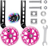 Roues d'entraînement pour vélo d'enfant - 12-20 pouces - Couleur rose - 12 pouces/14 pouces/16 pouces/18 pouces/20 pouces - Roues d'entraînement - Accessoires de vélo Accessoires pour vélos d'enfants