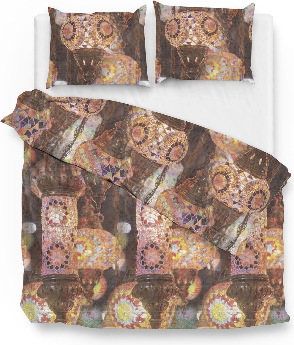 Zohome Kenji Dekbedovertrek - Lits-jumeaux - Katoen - 240x200-220cm - Multi