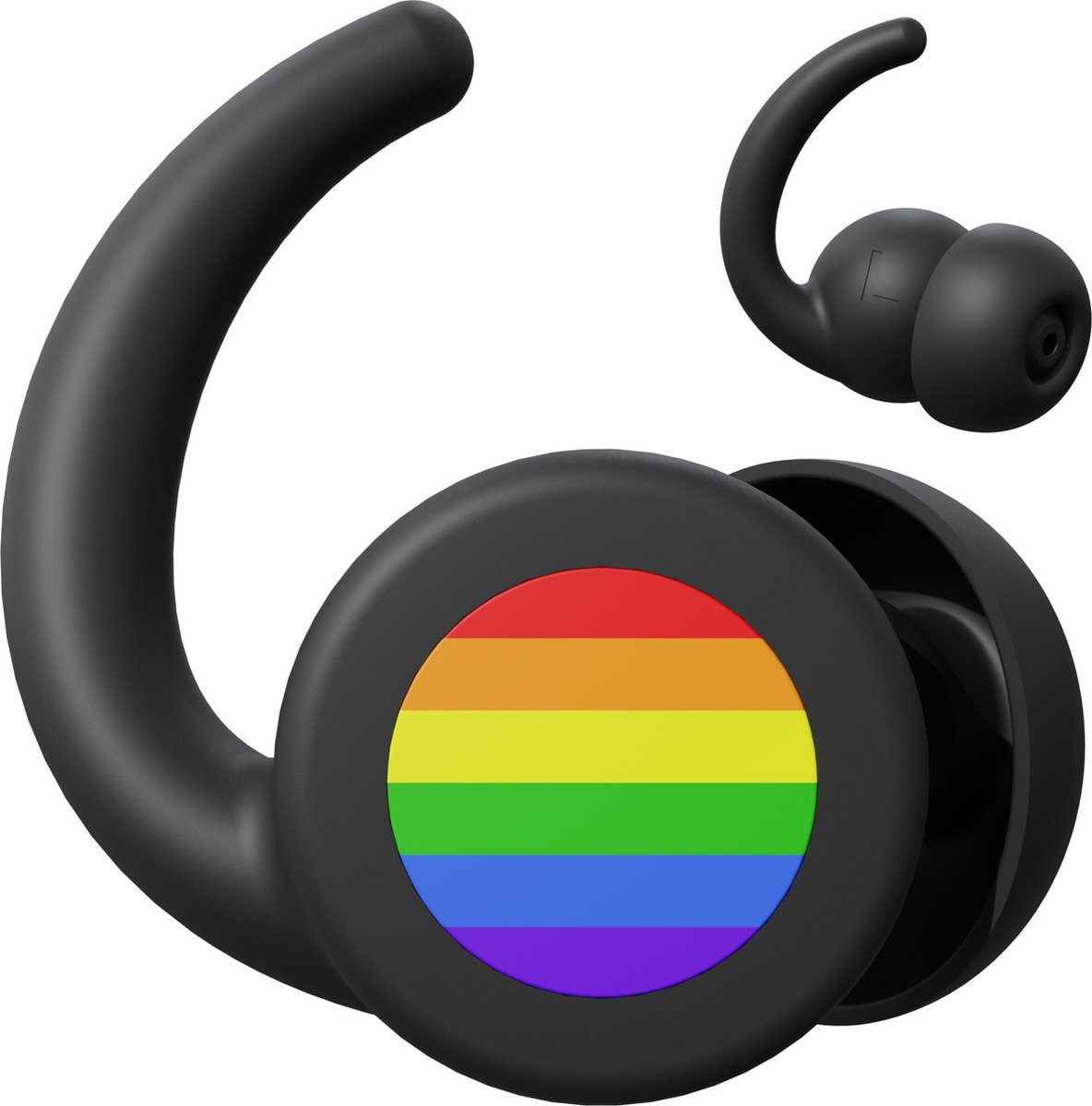 Goedkoopste Thone X² FOCUS oordopjes voor festival, motorsport, klussen - gehoorbescherming kinderen en volwassenen - universele oordoppen in 3 maten S/M/L (23 dB) X2 funky rainbow earplugs