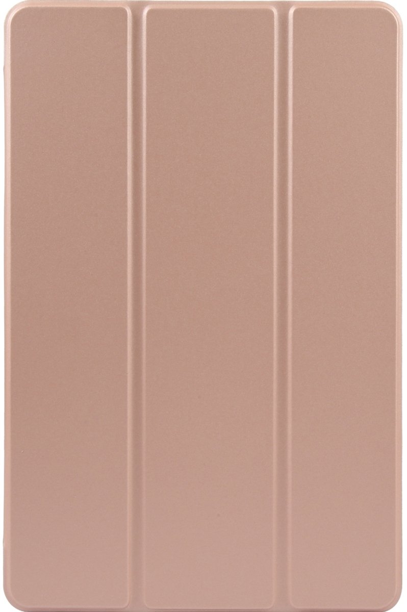 Mobigear Tablethoes geschikt voor Apple iPad Air 13 Inch (2024) Hoes | Mobigear Tri-Fold Gel Bookcase - Roségoud