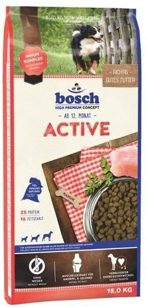 2x15kg bosch Active Hondenvoer