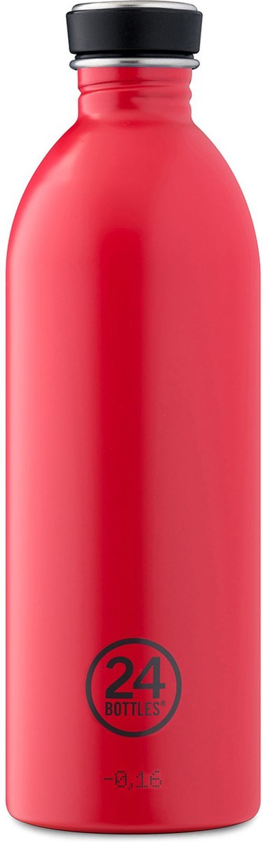 24Bottles Urban Drinkfles 1000 ml Capaciteit - hot red