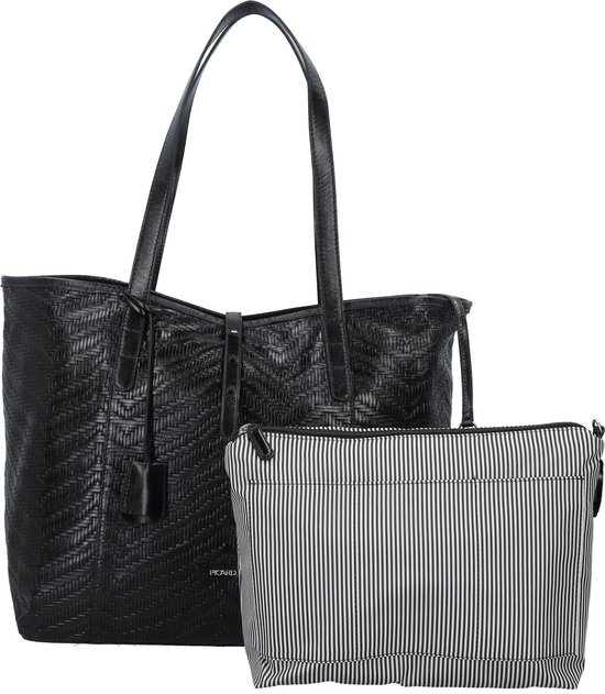 Sac Bandoulière PICARD Sunshine En Cuir De Vache Noir - Neuf Avec Étiquettes - Modèle Croisé