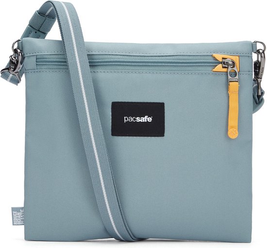Pacsafe GO Crossbody tas - 3.5L - RFID - Anti-diefstal - Waterafstotend - Gerecycled - Festivaltas - Fresh Mint
