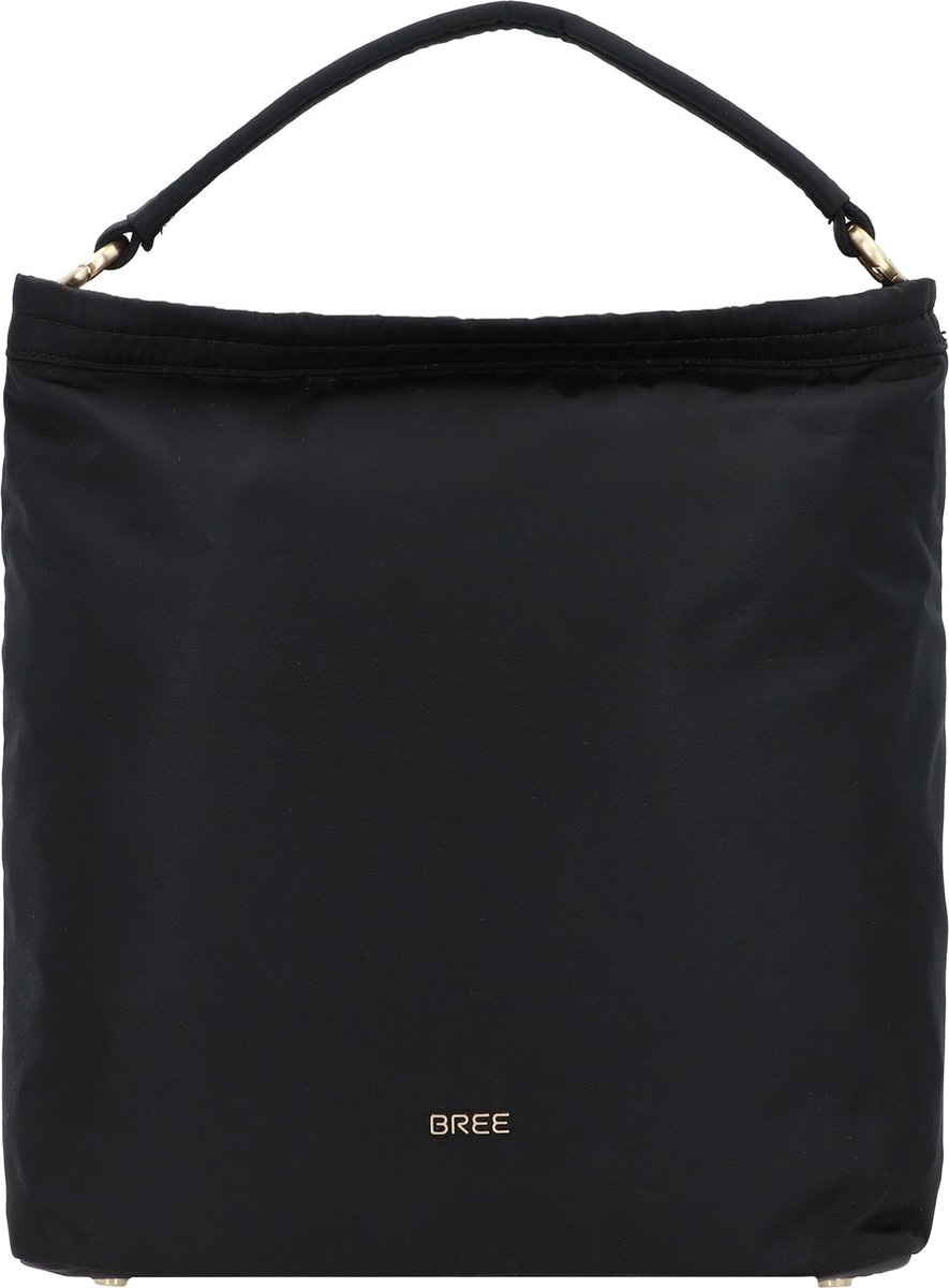 BREE Schoudertas Juna Textile 2 Hobo Black Zwart