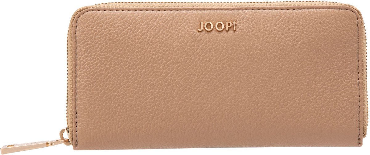 JOOP! Leren Portemonnee Vivace Melete Purse Beige Lichtbruin