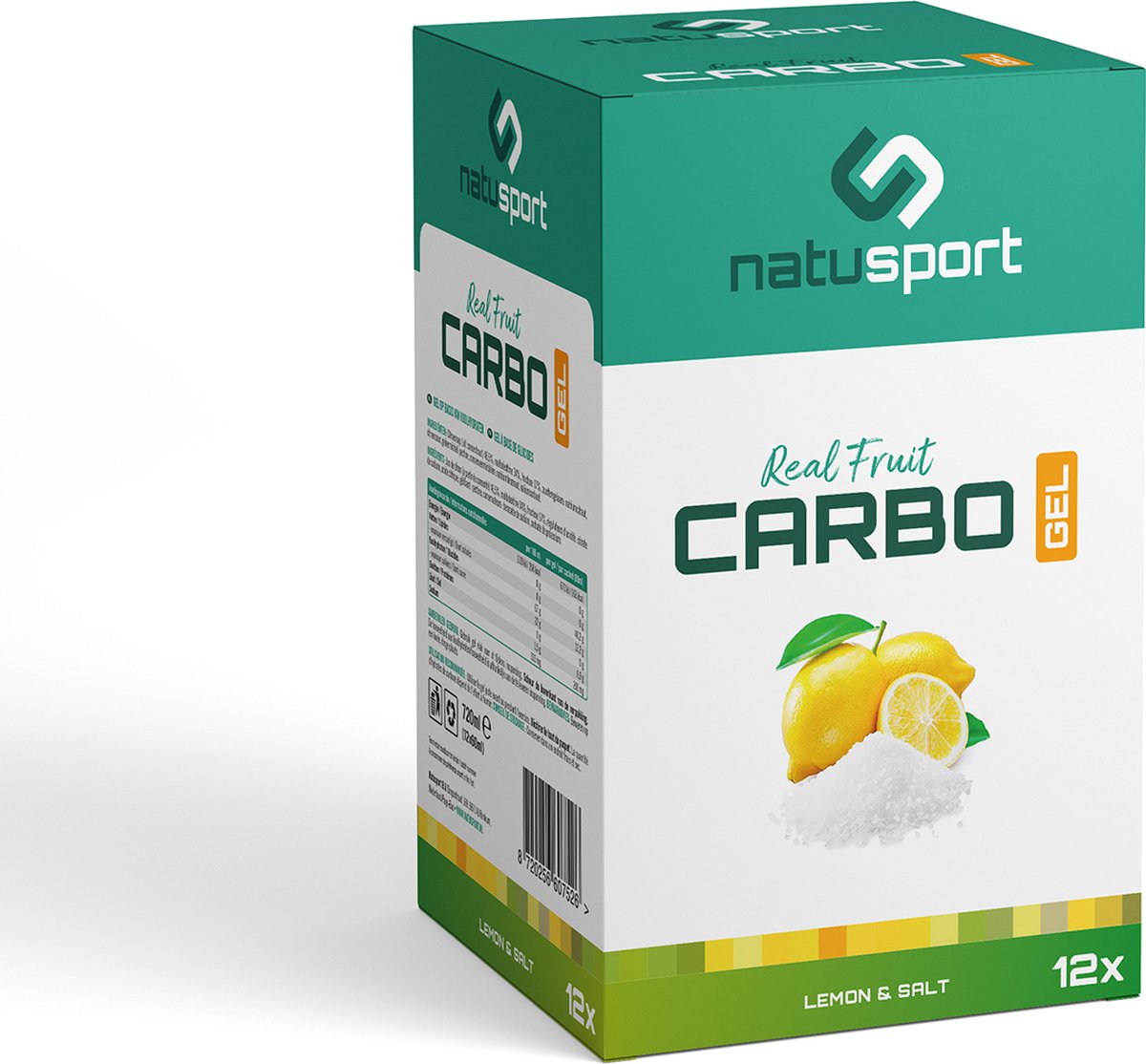 Goedkoopste Natusport Real Fruit Carbo Gel Lemon Salt