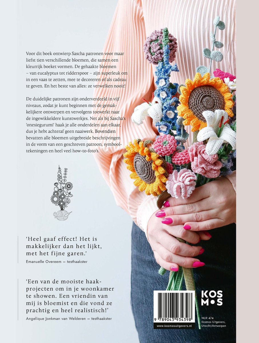 Bloemen haken - back cover