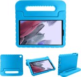 iMoshion Kidsproof Backcover avec poignée pour Samsung Galaxy Tab A7 Lite - Blauw