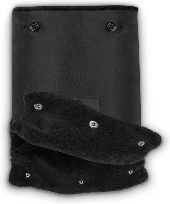 Lionelo - Handmuff - Handschoenen voor kinderwagens - handwarmer -waterdicht en winddicht - afneembaar bont in universele maat — afbeelding 4