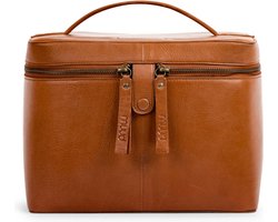MUUD Lexi. Handgemaakt leren ruime handwerktas. 20x26cm