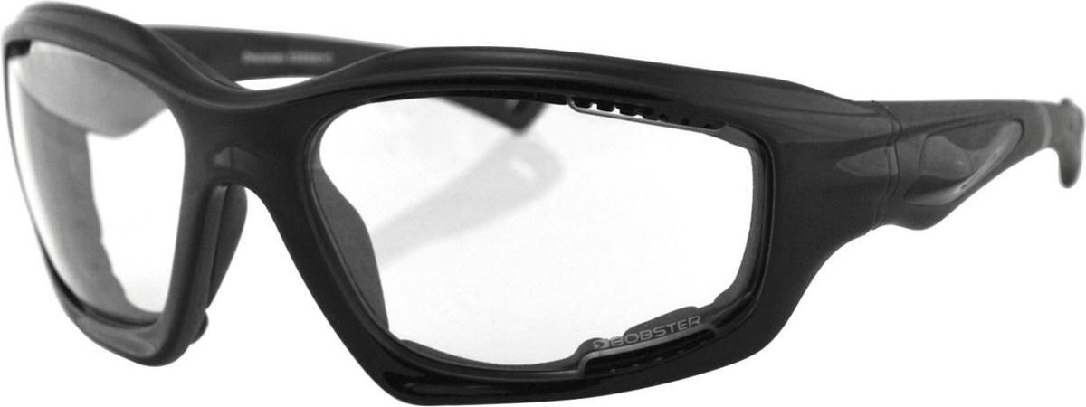 Bobster® Fietsbril Desperado - Fietsbrillen Heren - Sportbril - Fietsbril Dames - Zwart - Helder Glas