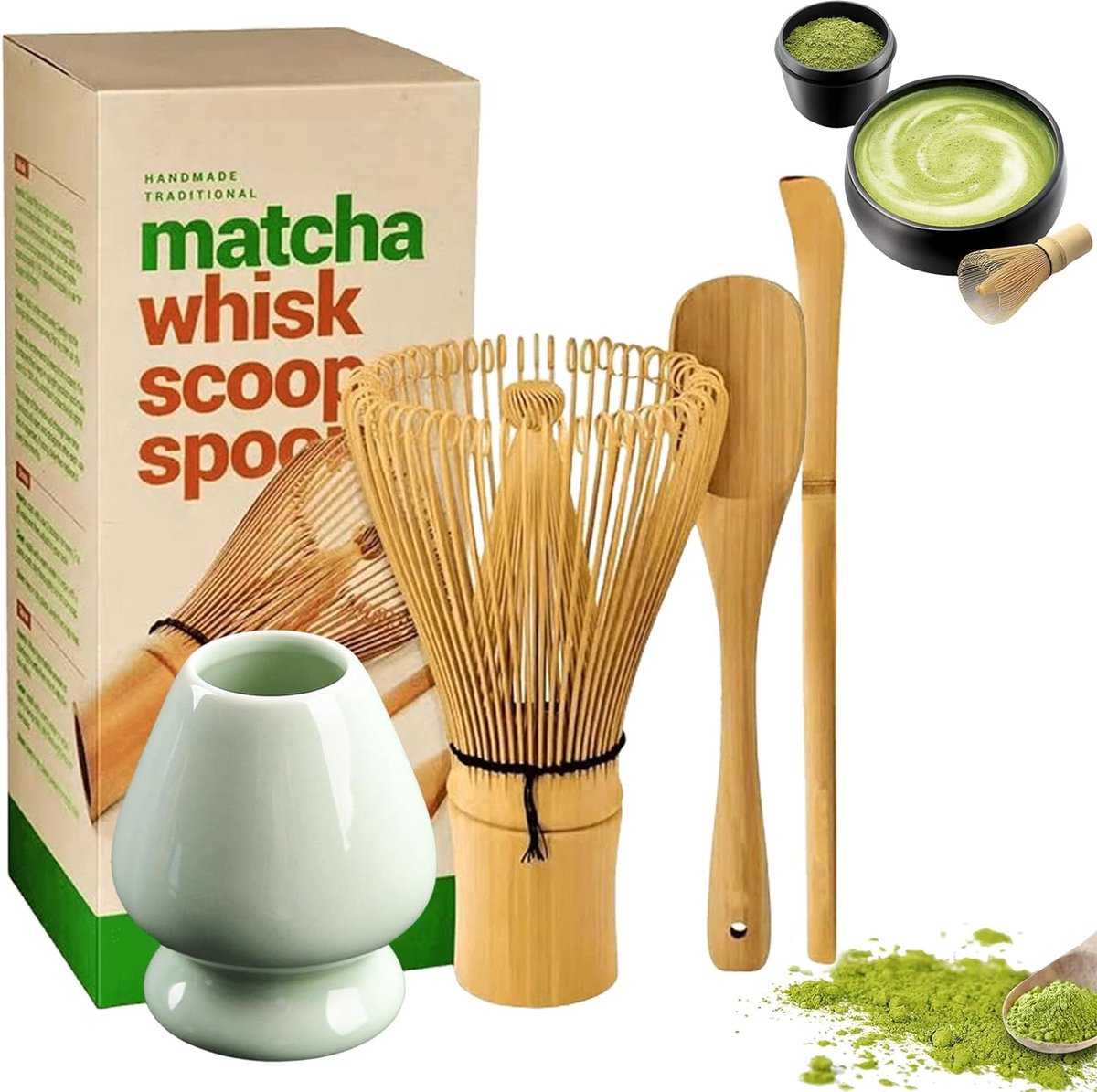 Matcha Set Matcha Klopper Matcha Whisk Matcha Starterkit Matcha Thee Set