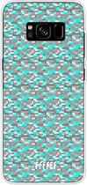 Samsung Galaxy S8 Plus Hoesje Transparant TPU Case - Minecraft - Diamonds! #ffffff
