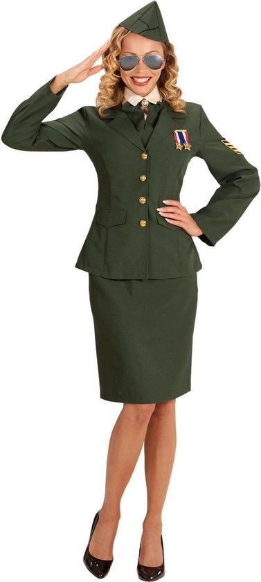 Leger & Oorlog Kostuum | Army Lady Leger Officier | Vrouw | Large |  Carnaval kostuum |... | bol.com