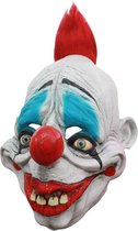 "Eng clown masker in het rood voor volwassenen - Verkleedmasker - One size"