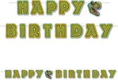 360 DEGREES - Dinosaurus Happy Birthday verjaardagsslinger