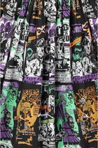 Hell Bunny Be Afraid Halloween 50's Swing Rok Multi