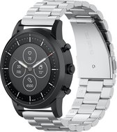 Huawei watch GT drie stalen schakel beads band - zilver - 18mm bandje