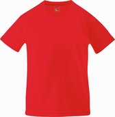 Fruit Of The Loom Kinderen Unisex Prestatie Sportskleding T-Shirt (2 stuks) (Rood) Maat 158