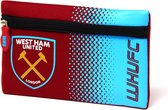 West Ham United FC Fade Flat Pencil Case (Claret/Blue)