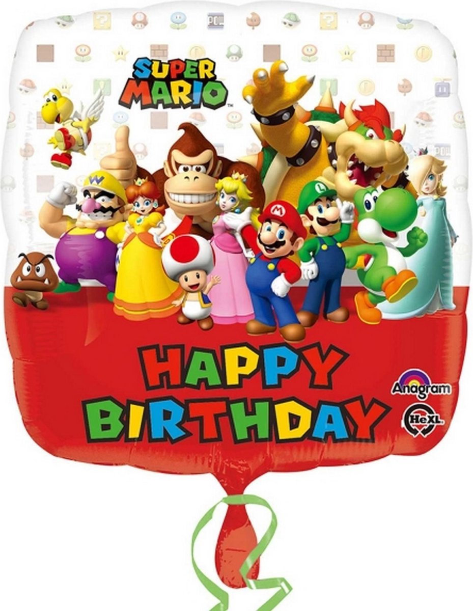 Kit anniversaire Super Mario Party 8 personnes Amscan : King Jouet,  Anniversaire Amscan - Fêtes, déco & mode enfants