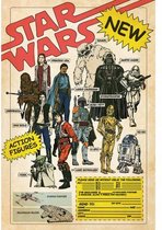 Affiche de figurines Star Wars 61x91.5cm