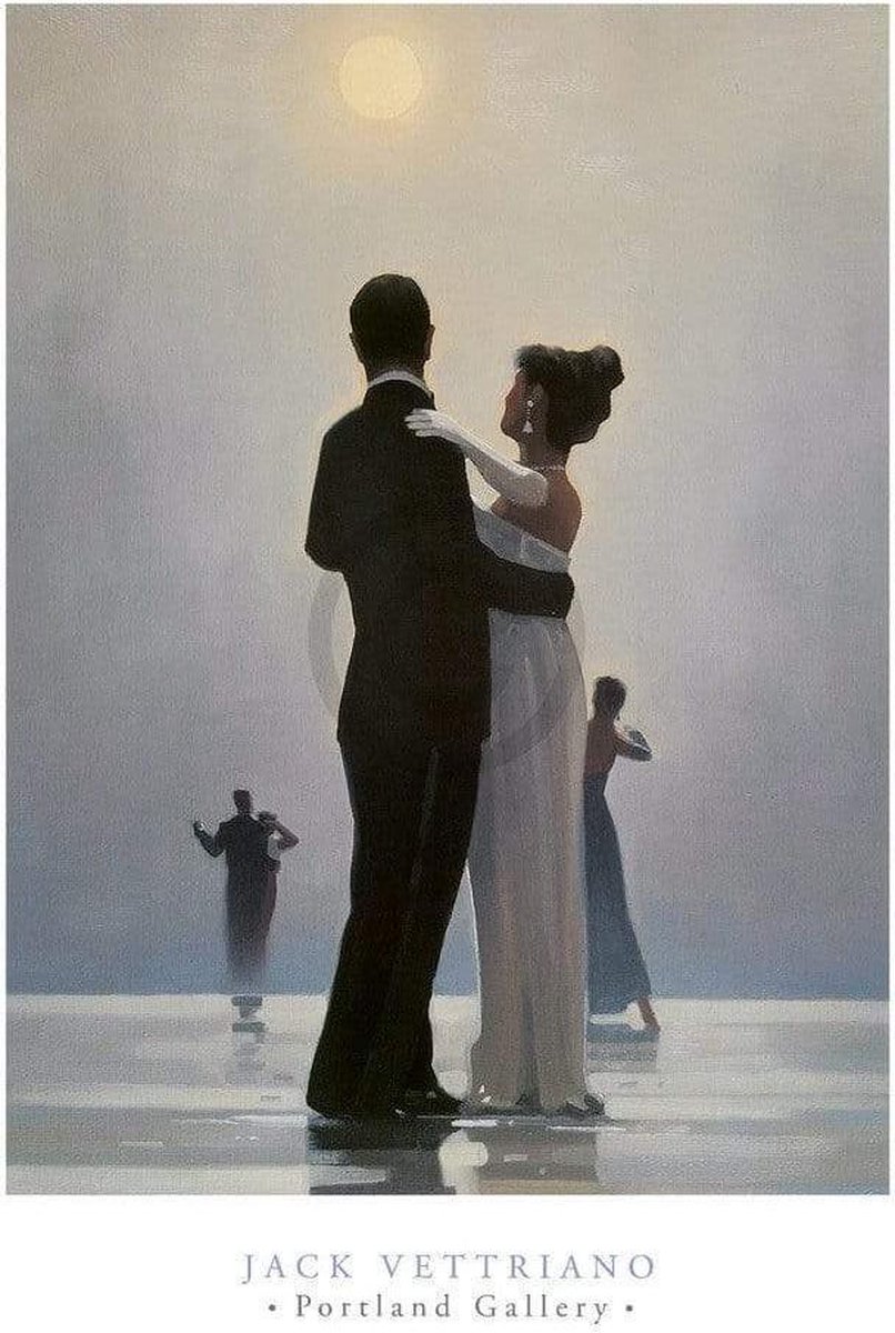 PGM Kunstdruk Jack Vettriano - Dance Me to the End of Love 60x80cm Divers