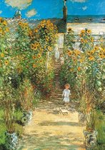 Kunstdruk Claude Monet - Il giardino di Monet 70x100cm