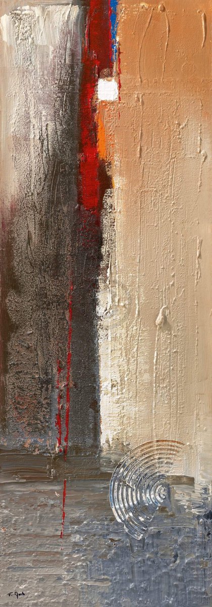 PGM Kunstdruk Flory Aerts - Vertical II 35x100cm Divers