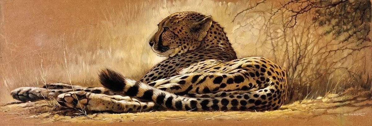 PGM Kunstdruk Renato Casaro - Little rest 99x34cm Divers