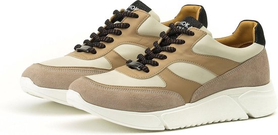 KUNOKA Ari cream - Sneakers Dames - maat 41 - Beige Wit | bol.com