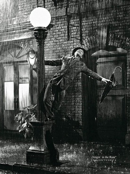 Foto: Kunstdruk liby gene kelly singing in the rain 50x70cm