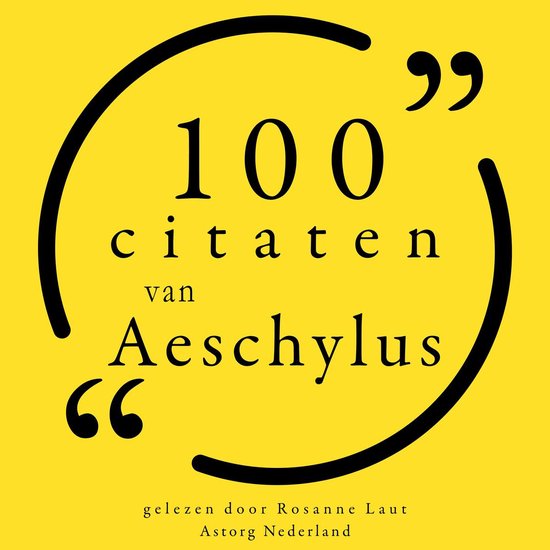 100 citaten van Aeschylus - cover