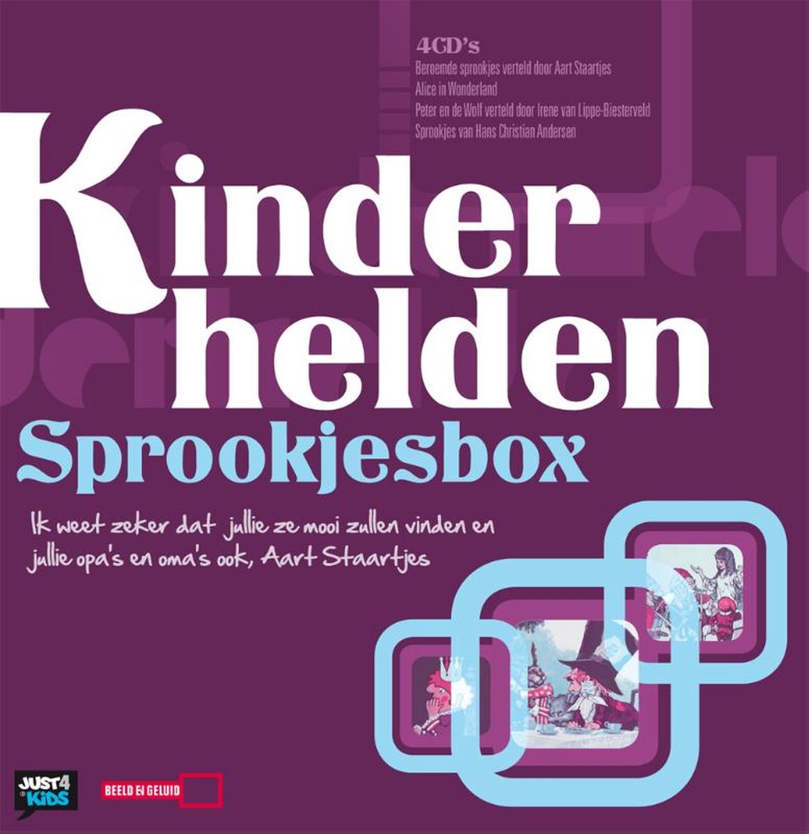 Kinderhelden - Sprookjes box - 4 cd