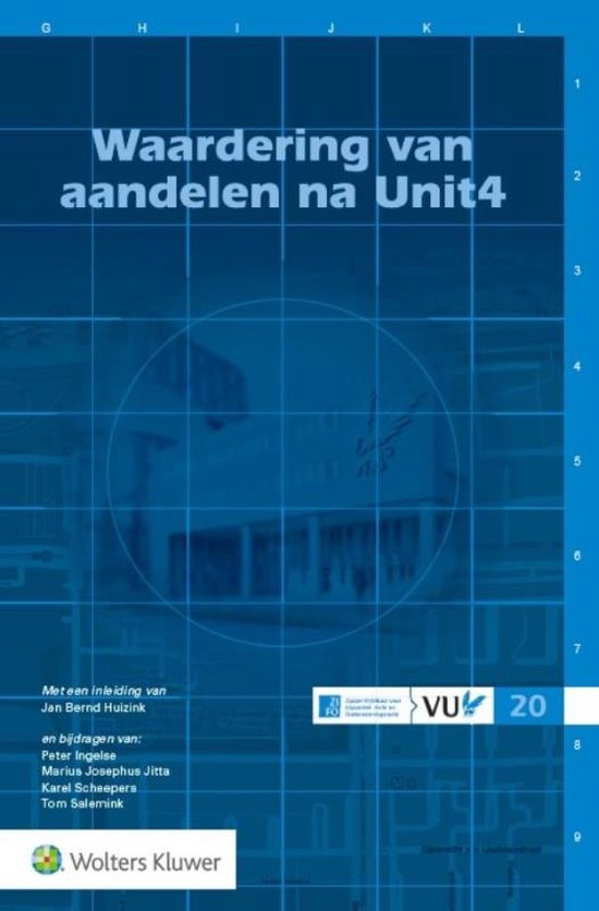 Boek cover ZIFO-reeks 20 -   Waardering van aandelen na Unit4 van Peter Ingelse (Paperback)