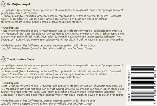 Het Drijfverenspel