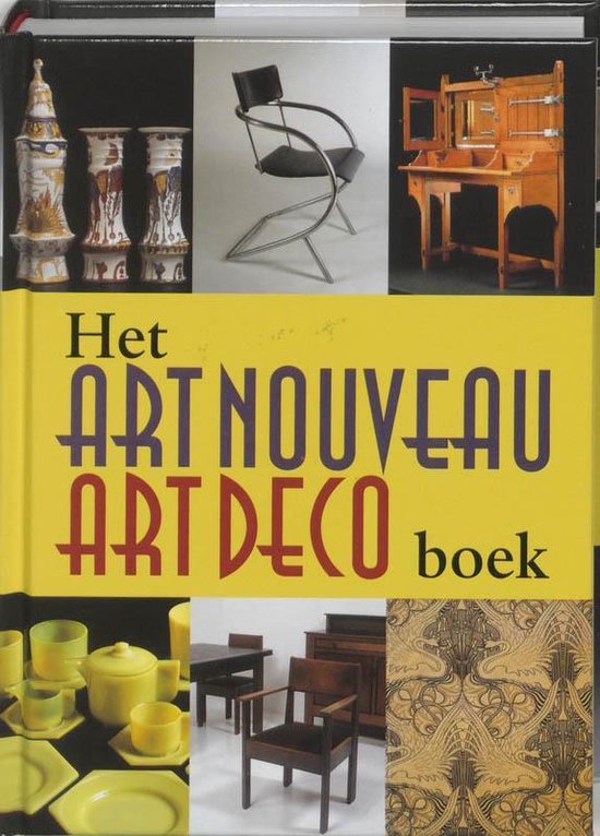 Het art nouveau art deco boek