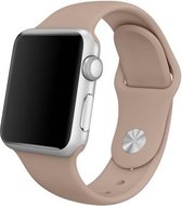 Sport band - walnoot - Geschikt voor Apple Watch  - 42mm en 44mm - SM - iwatch - Horlogeband Armband Polsband