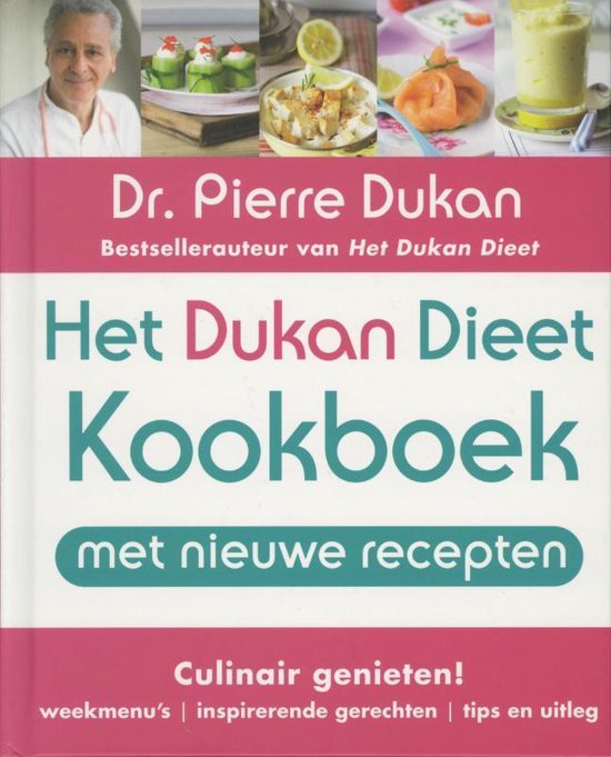 Cover van het boek 'Het Dukan dieet kookboek' van Pierre Dukan